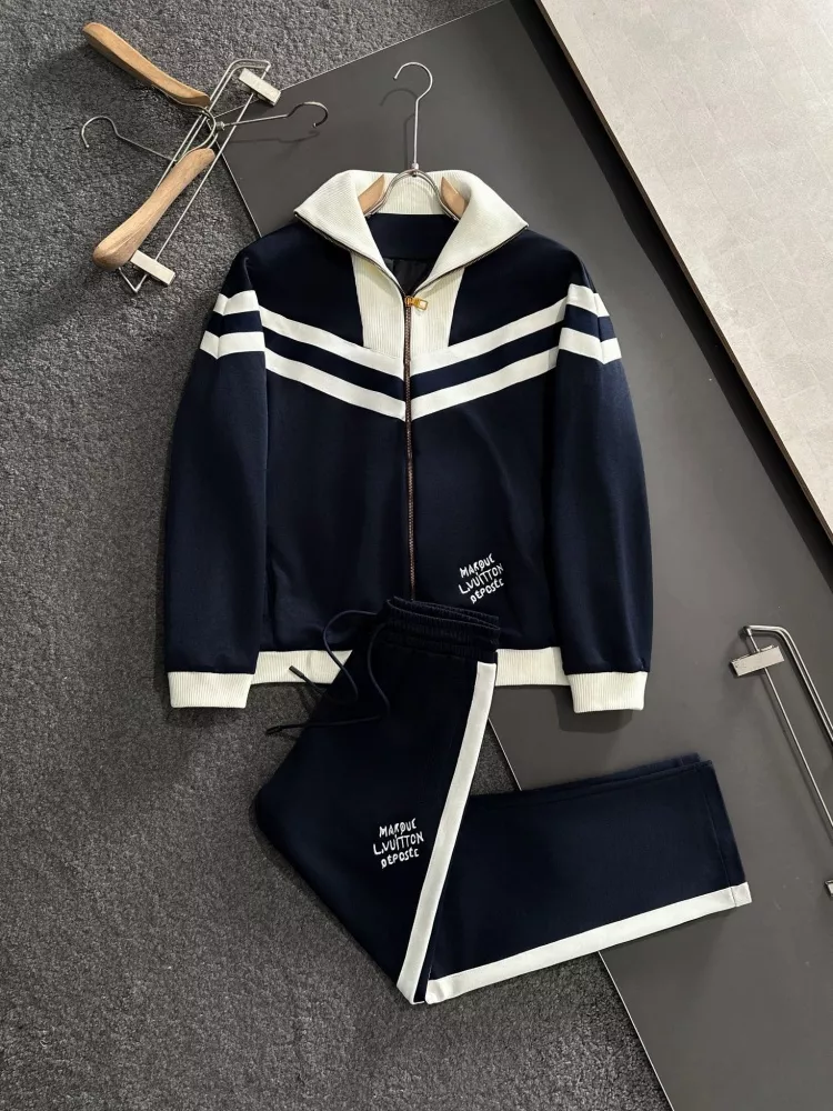 Louis Vuitton LV Tracksuits Long Sleeved For Men EasyMatch 1981