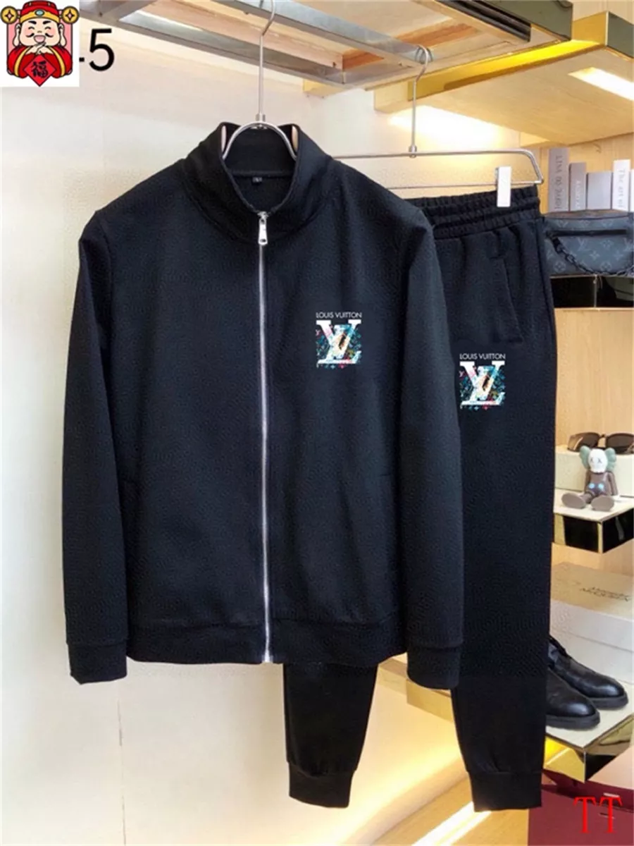 Louis Vuitton LV Tracksuits Long Sleeved For Men Modern 9060