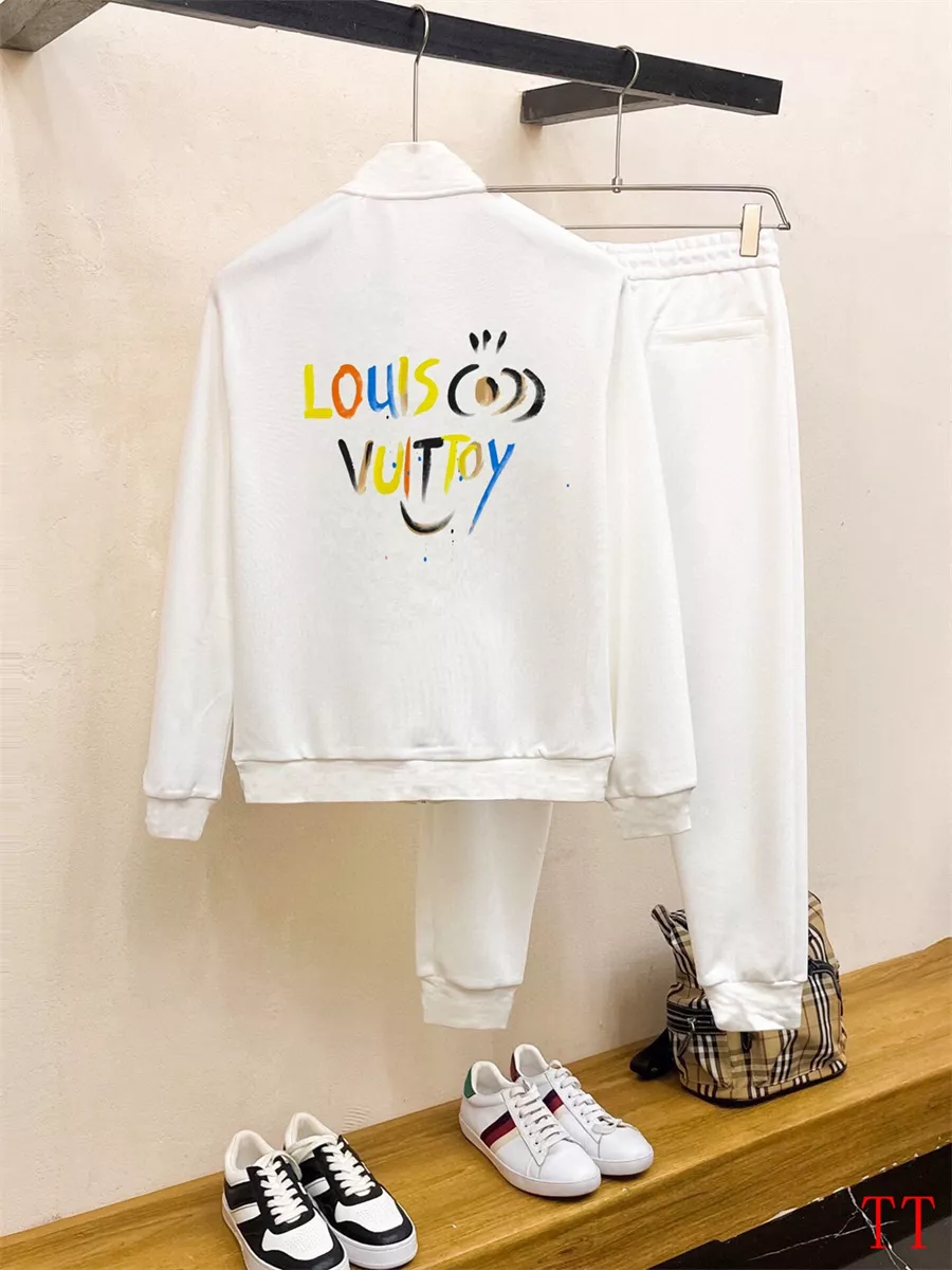 Louis Vuitton LV Tracksuits Long Sleeved For Men Versatile 5679