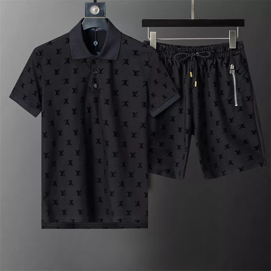 Louis Vuitton LV Tracksuits Short Sleeved For Men AllSeason 2070