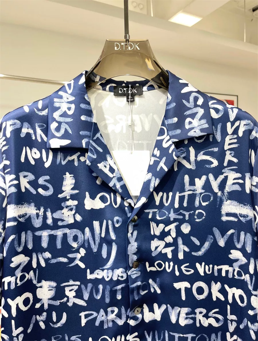 Louis Vuitton LV Tracksuits Short Sleeved For Men Bold 4711