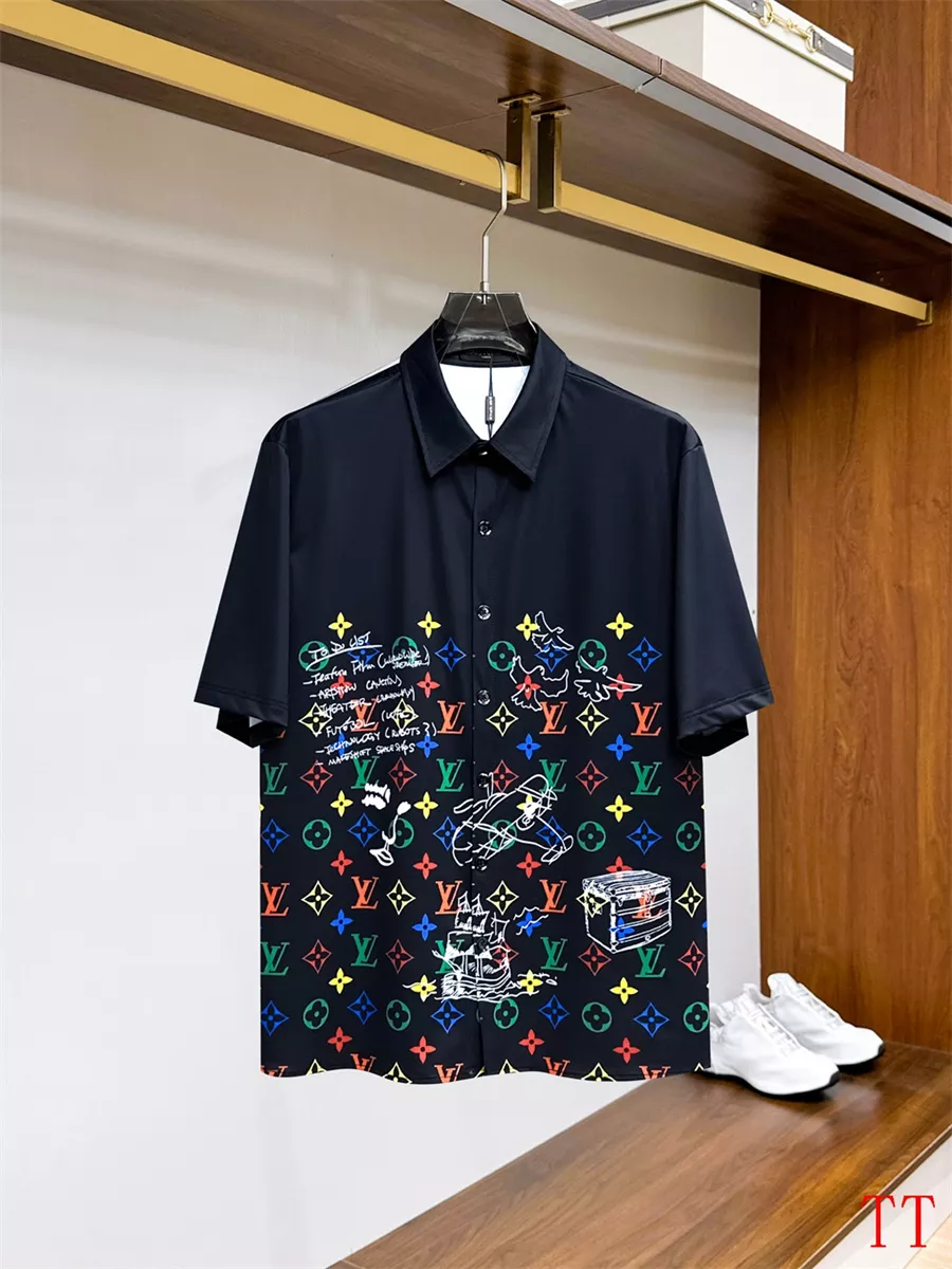 Louis Vuitton LV Tracksuits Short Sleeved For Men Breathable 7420