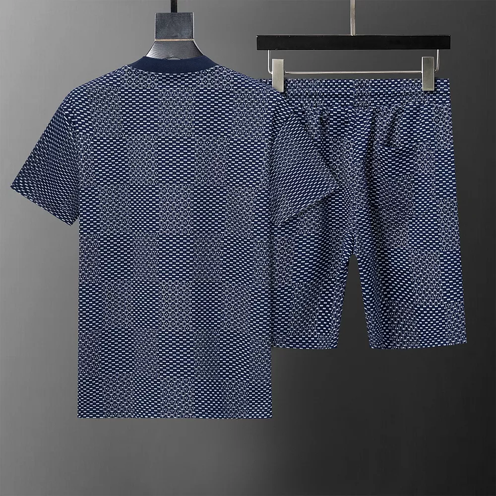 Louis Vuitton LV Tracksuits Short Sleeved For Men Cozy 7518