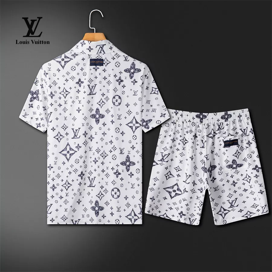 Louis Vuitton LV Tracksuits Short Sleeved For Men Cozy 9960