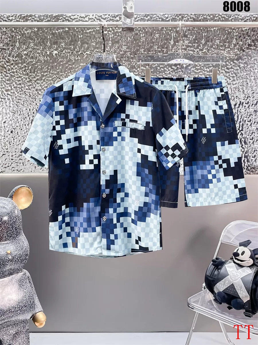 Louis Vuitton LV Tracksuits Short Sleeved For Men Functional 4384