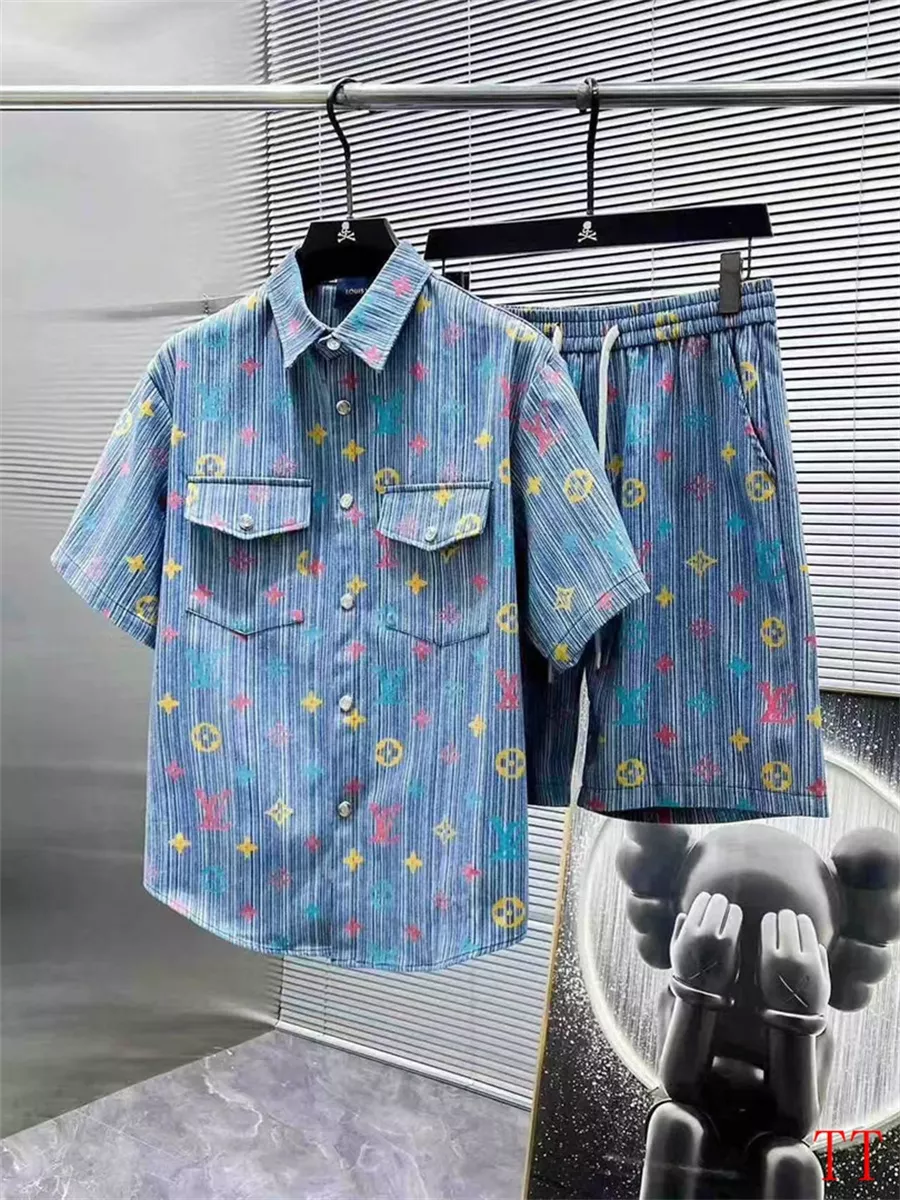 Louis Vuitton LV Tracksuits Short Sleeved For Men Functional 7092