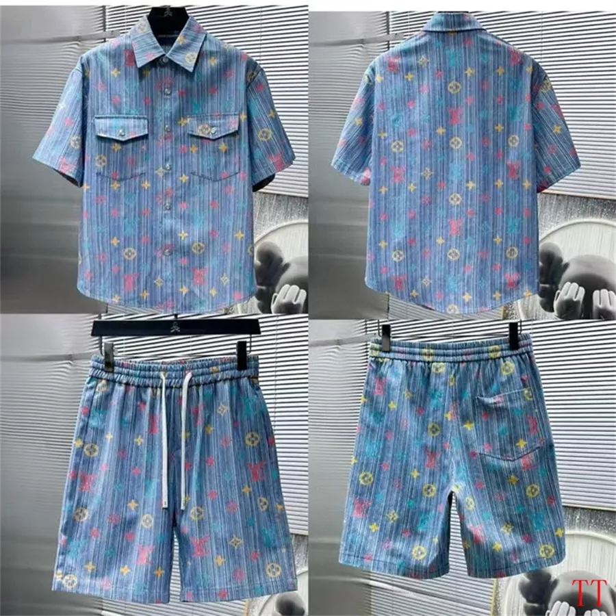 Louis Vuitton LV Tracksuits Short Sleeved For Men Functional 7092