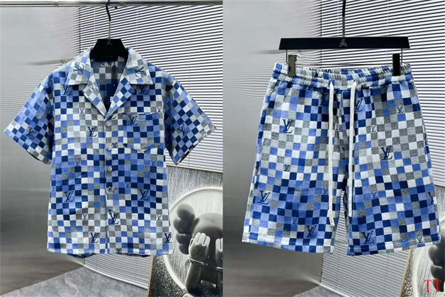 Louis Vuitton LV Tracksuits Short Sleeved For Men HighQuality 1281