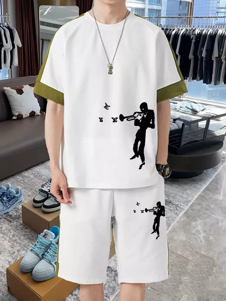 Louis Vuitton LV Tracksuits Short Sleeved For Men HighQuality 4785