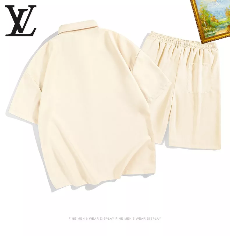 Louis Vuitton LV Tracksuits Short Sleeved For Men Refined 8556