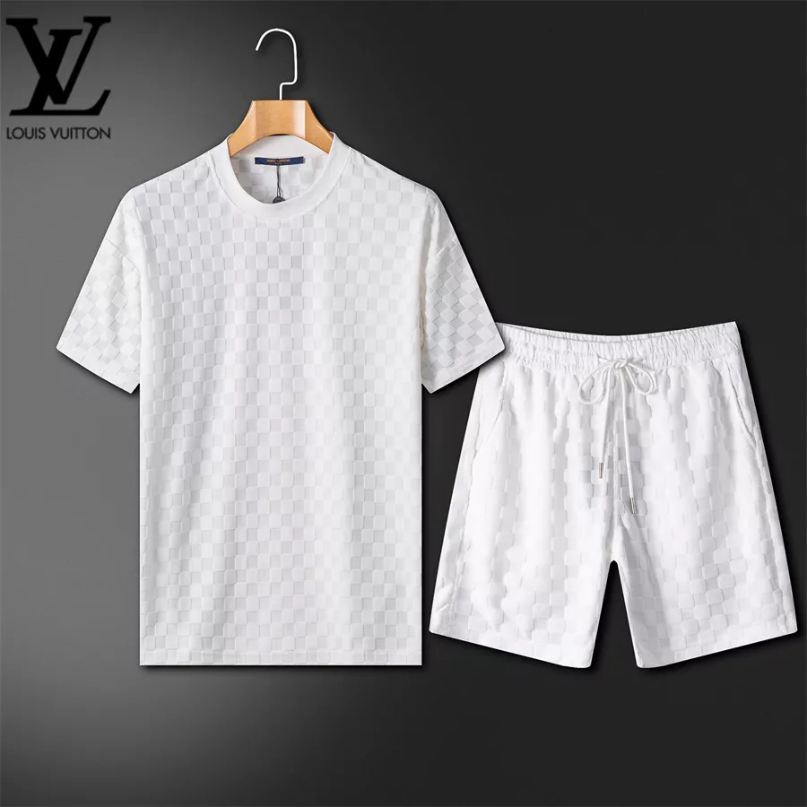 Louis Vuitton LV Tracksuits Short Sleeved For Unisex Minimalist 2235