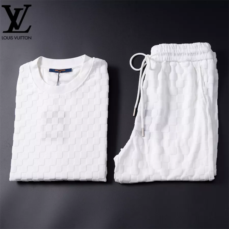 Louis Vuitton LV Tracksuits Short Sleeved For Unisex Minimalist 2235