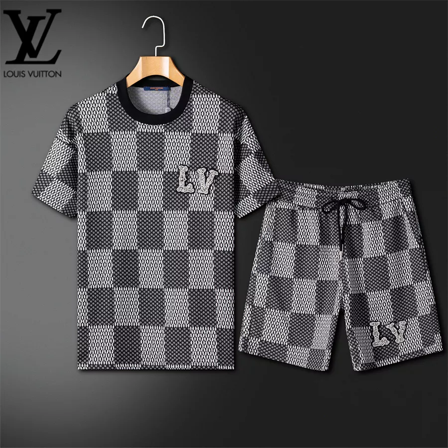 Louis Vuitton LV Tracksuits Short Sleeved For Unisex Sleek 3979