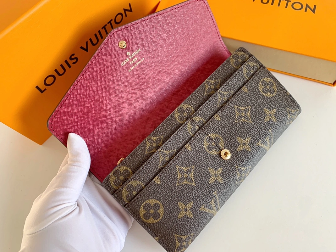 Louis Vuitton LV Wallets In Burgundy For Women BestValue 3962
