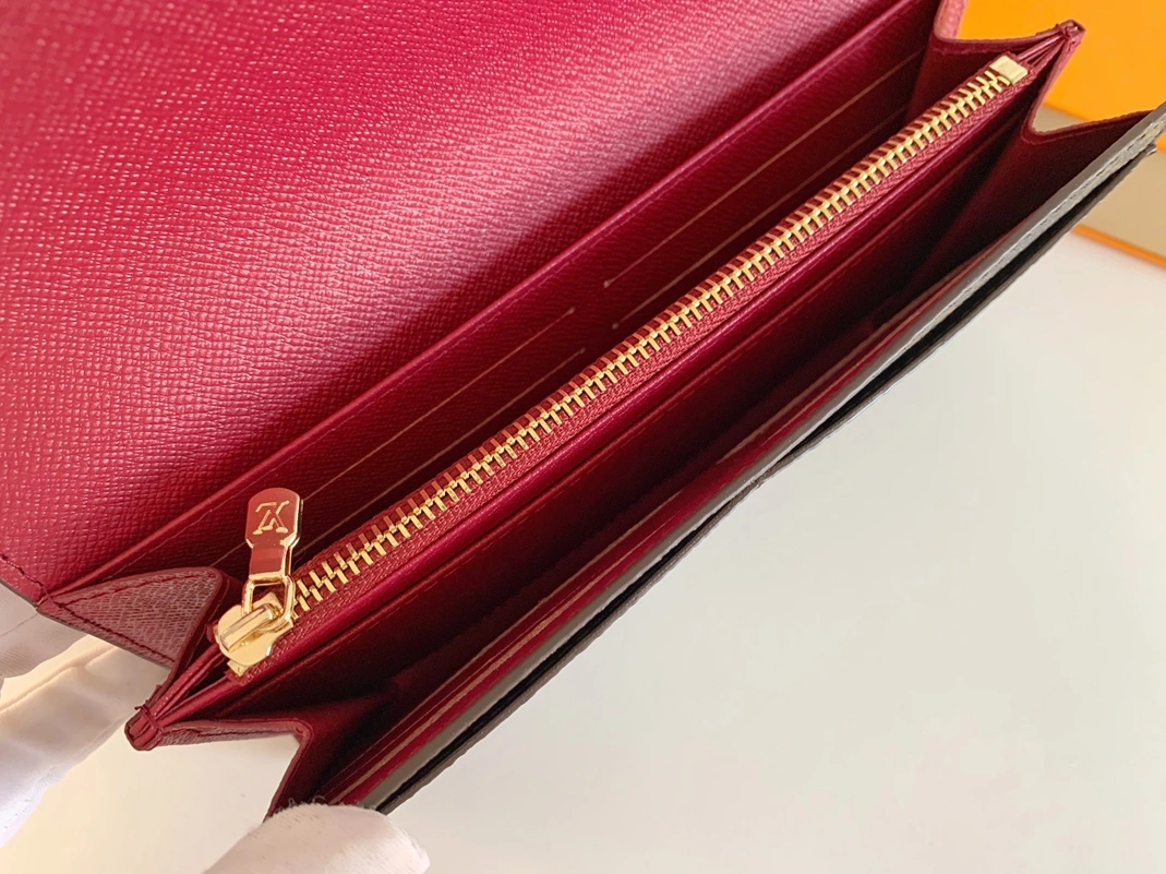 Louis Vuitton LV Wallets In Burgundy For Women BestValue 3962