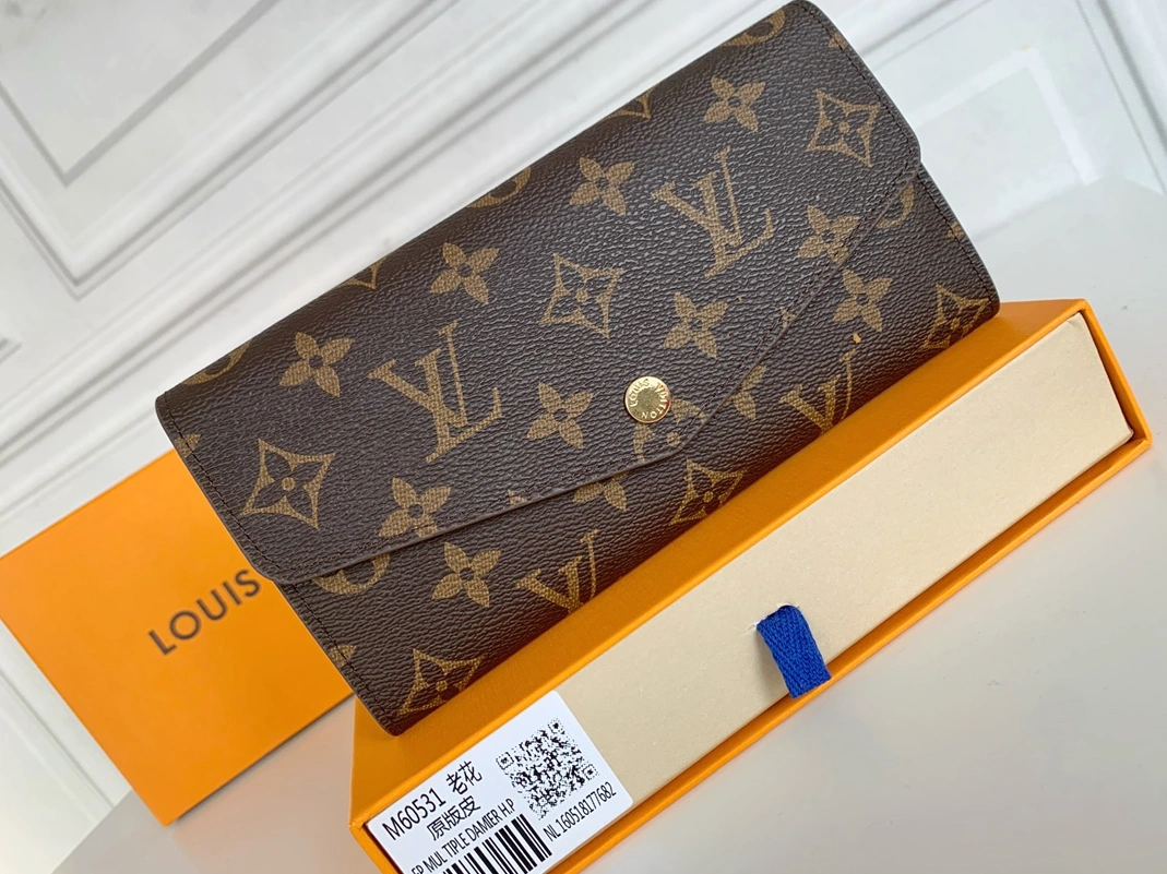 Louis Vuitton LV Wallets In Coffee For Women Lightweight 2718