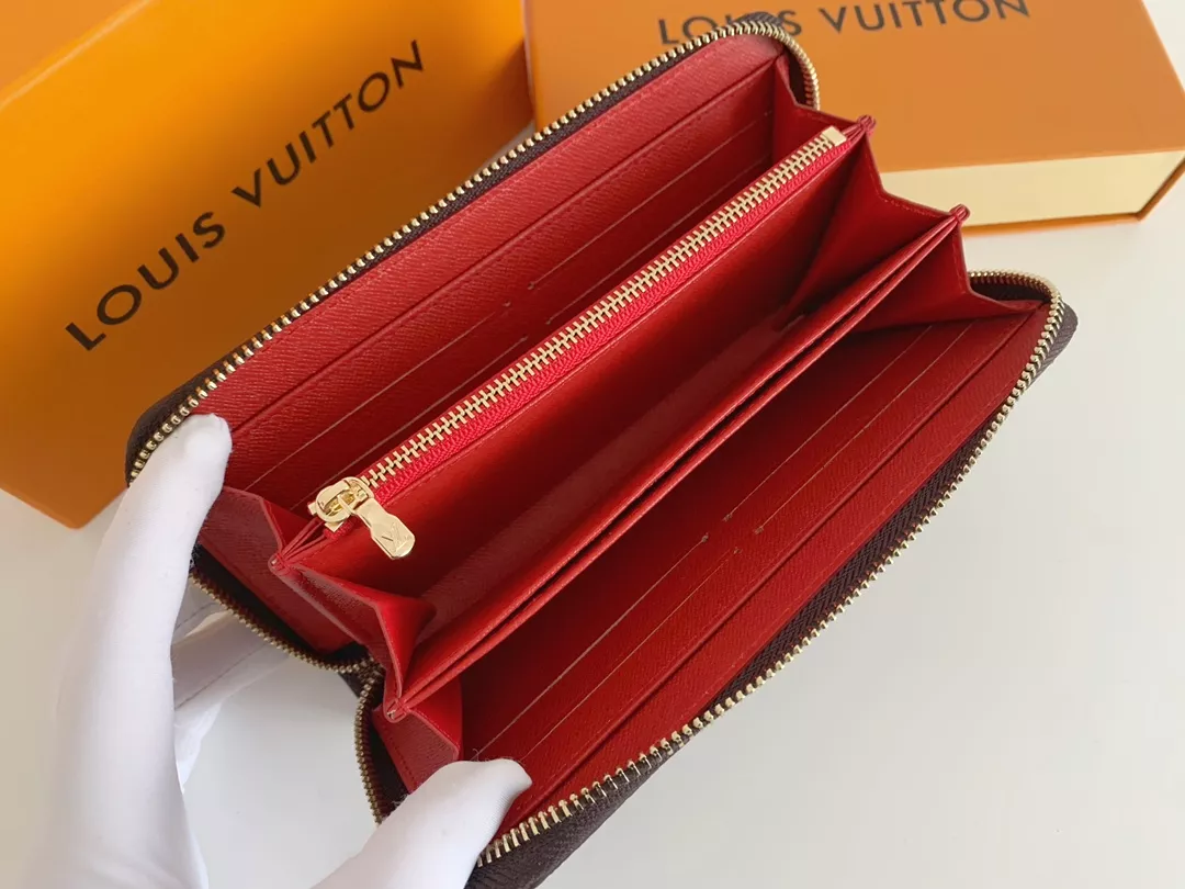 Louis Vuitton LV Wallets In Red Efficient 1893