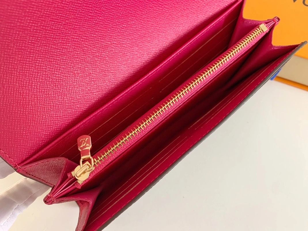 Louis Vuitton LV Wallets In Rose Red For Women SportInspired 5751