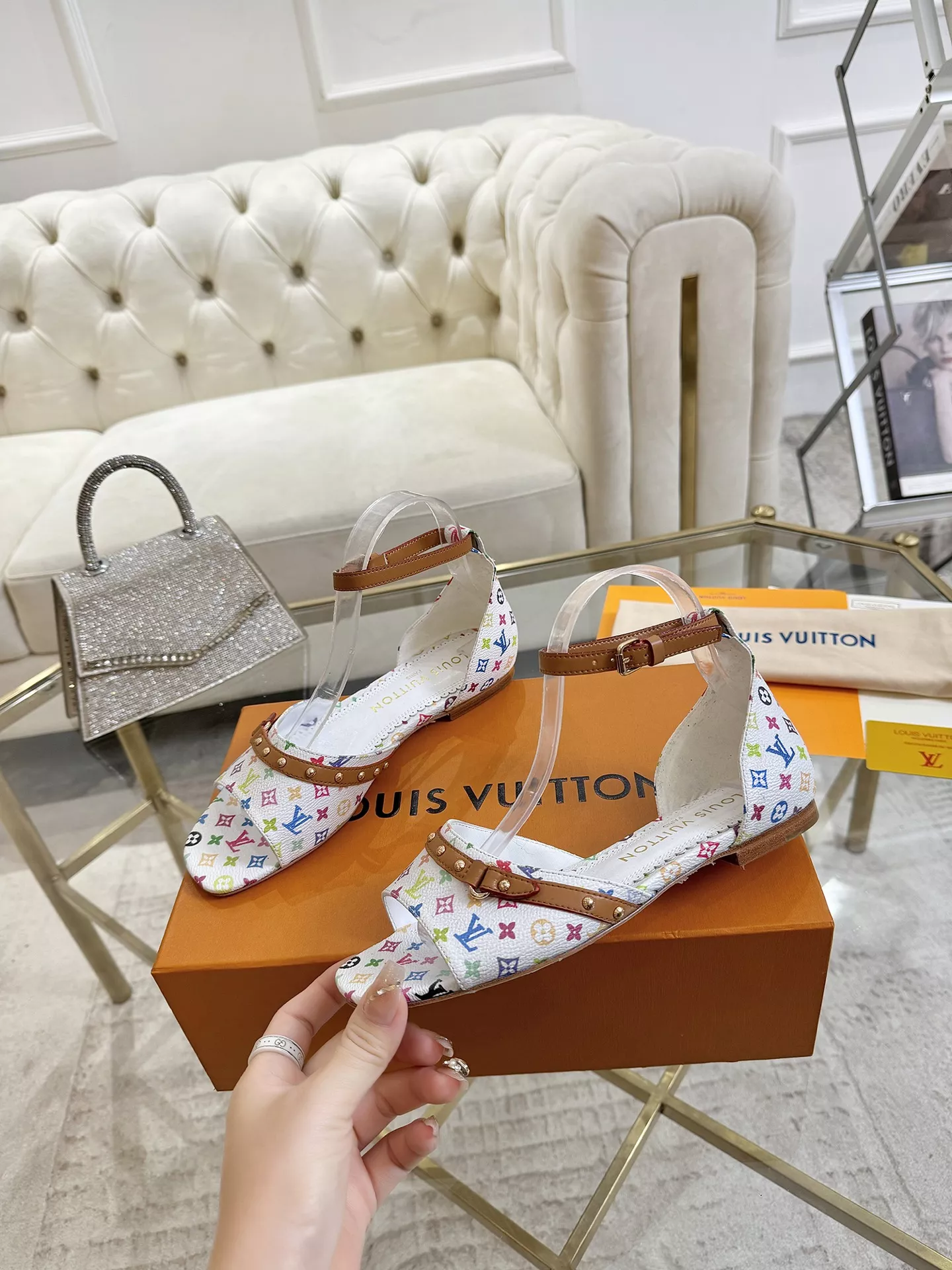 Louis Vuitton Sandal For Women Durable 9598
