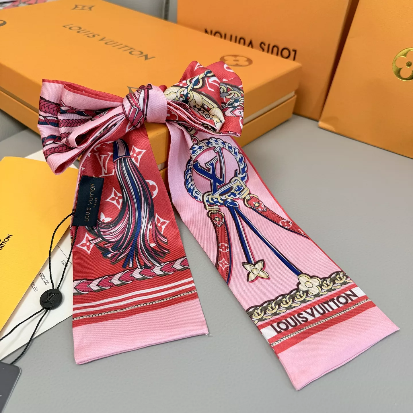 Louis Vuitton Silk Scarf Classic 2817