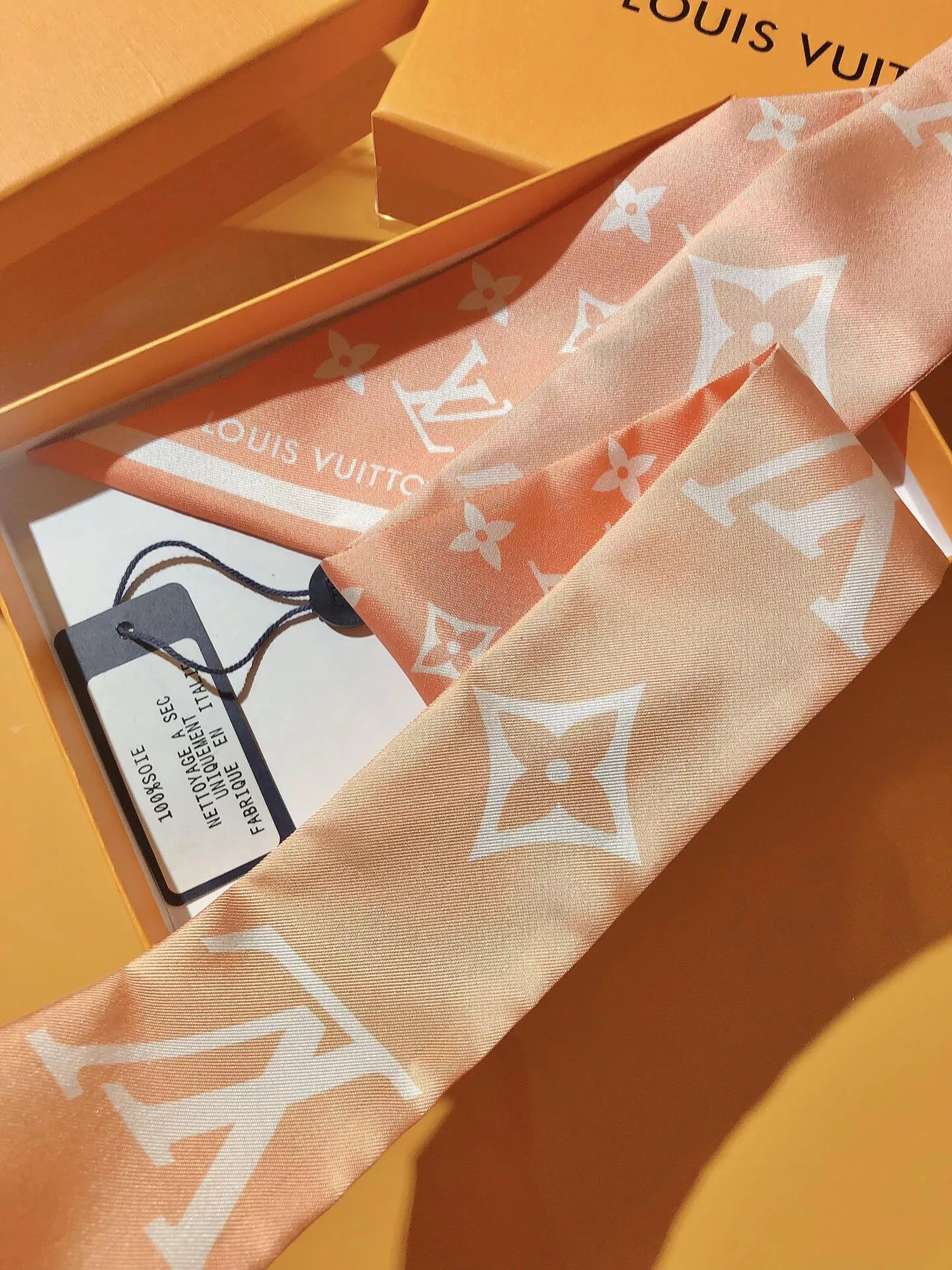 Louis Vuitton Silk Scarf Minimalist 1924