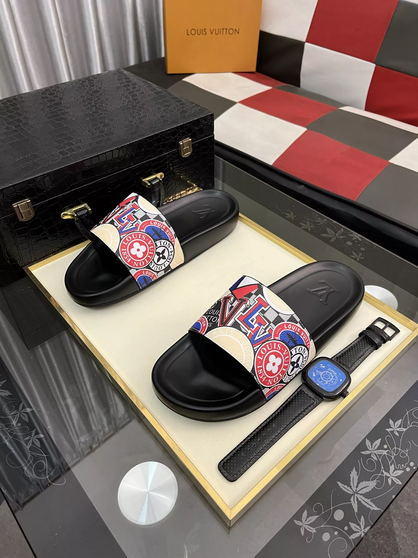 Louis Vuitton Slippers For Men Affordable 6080