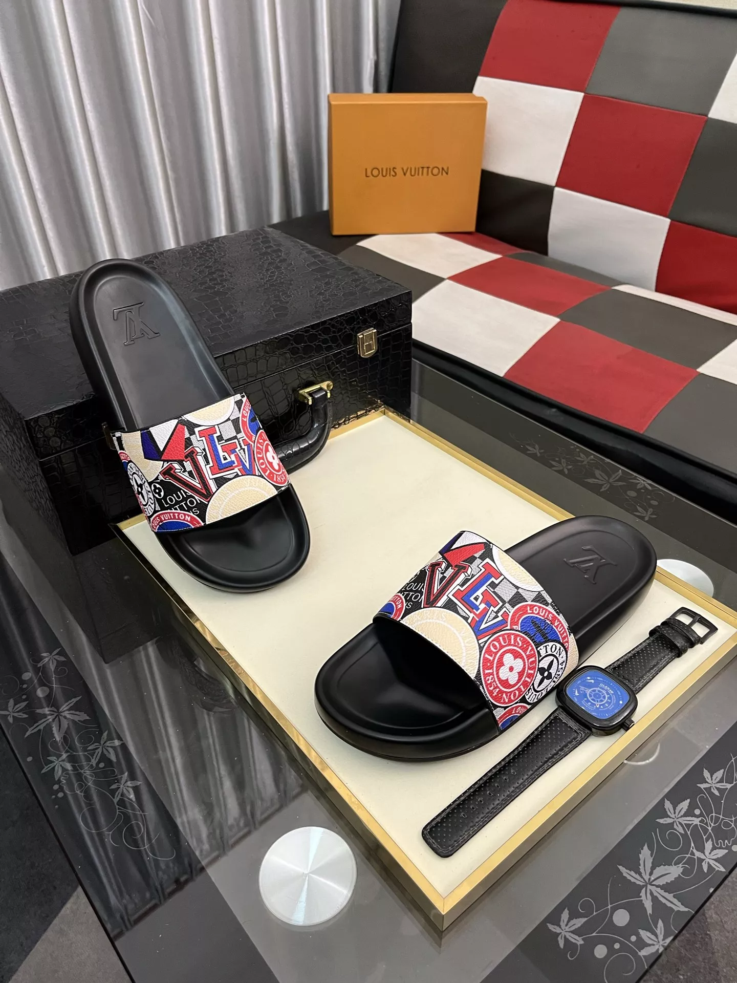 Louis Vuitton Slippers For Men Affordable 6080
