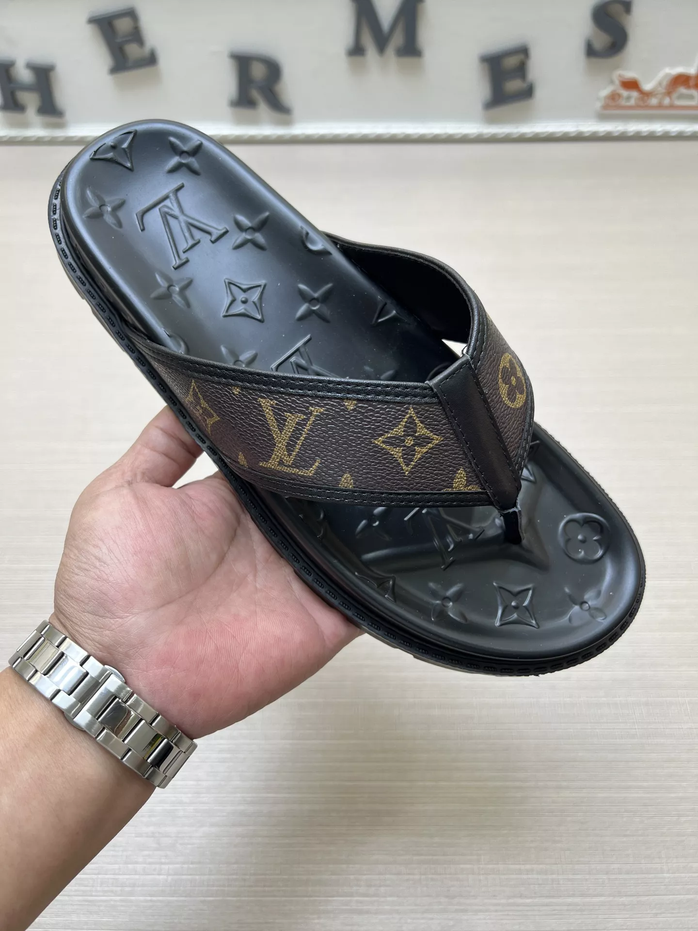 Louis Vuitton Slippers For Men Bright 5084