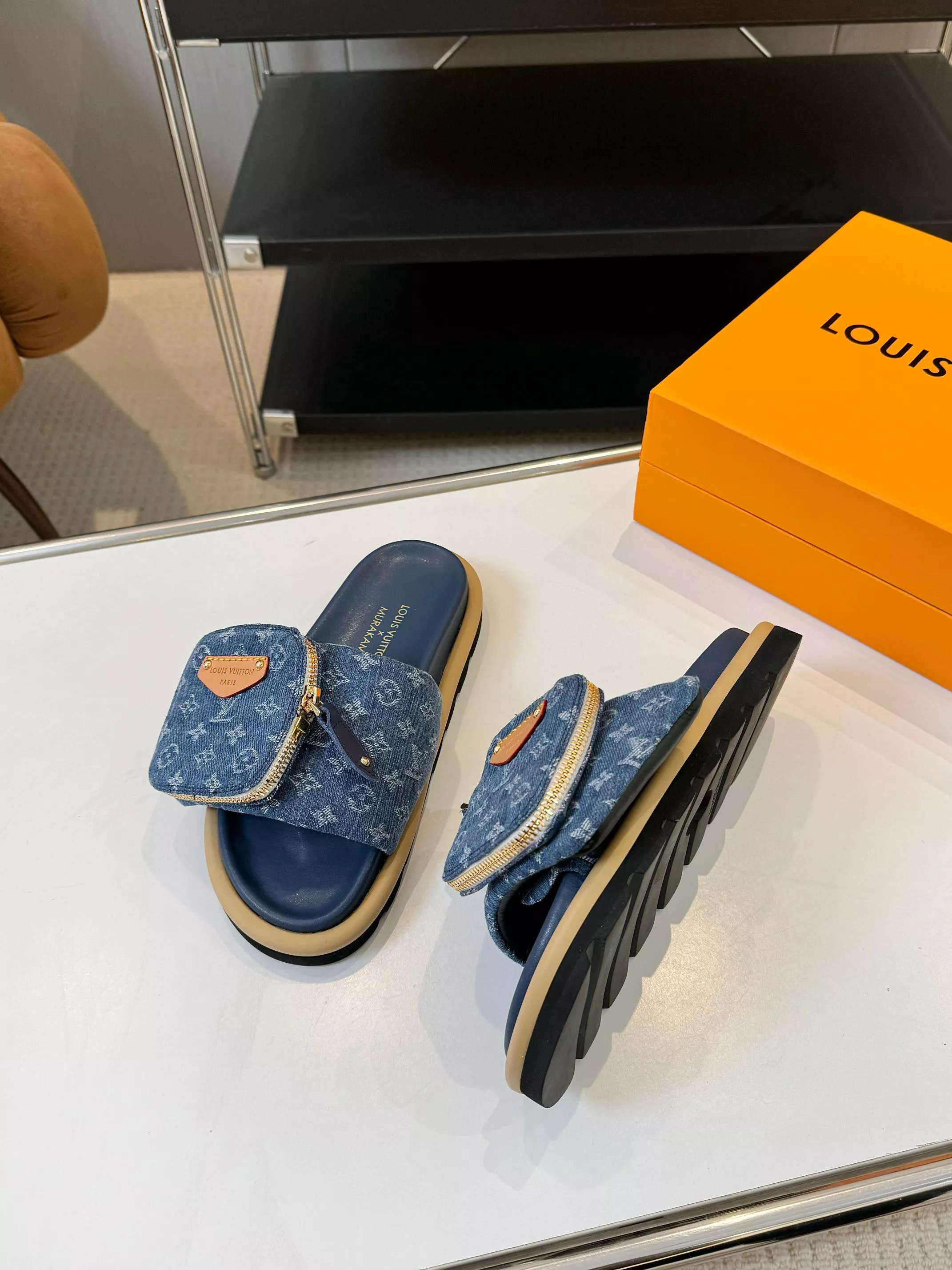 Louis Vuitton Slippers For Men Classic 561