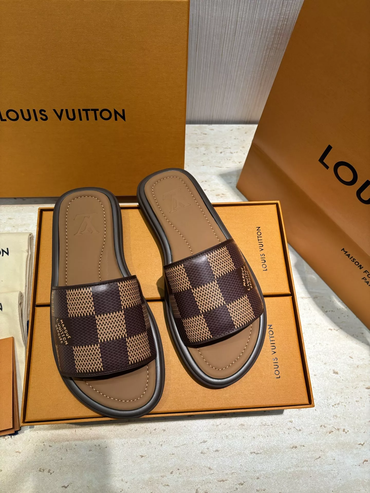 Louis Vuitton Slippers For Men Efficient 6875