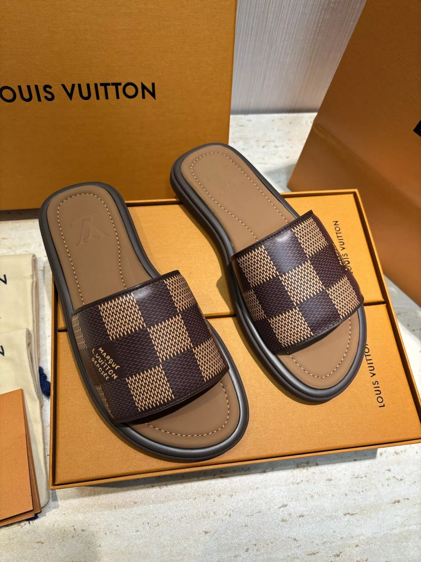 Louis Vuitton Slippers For Men Efficient 6875