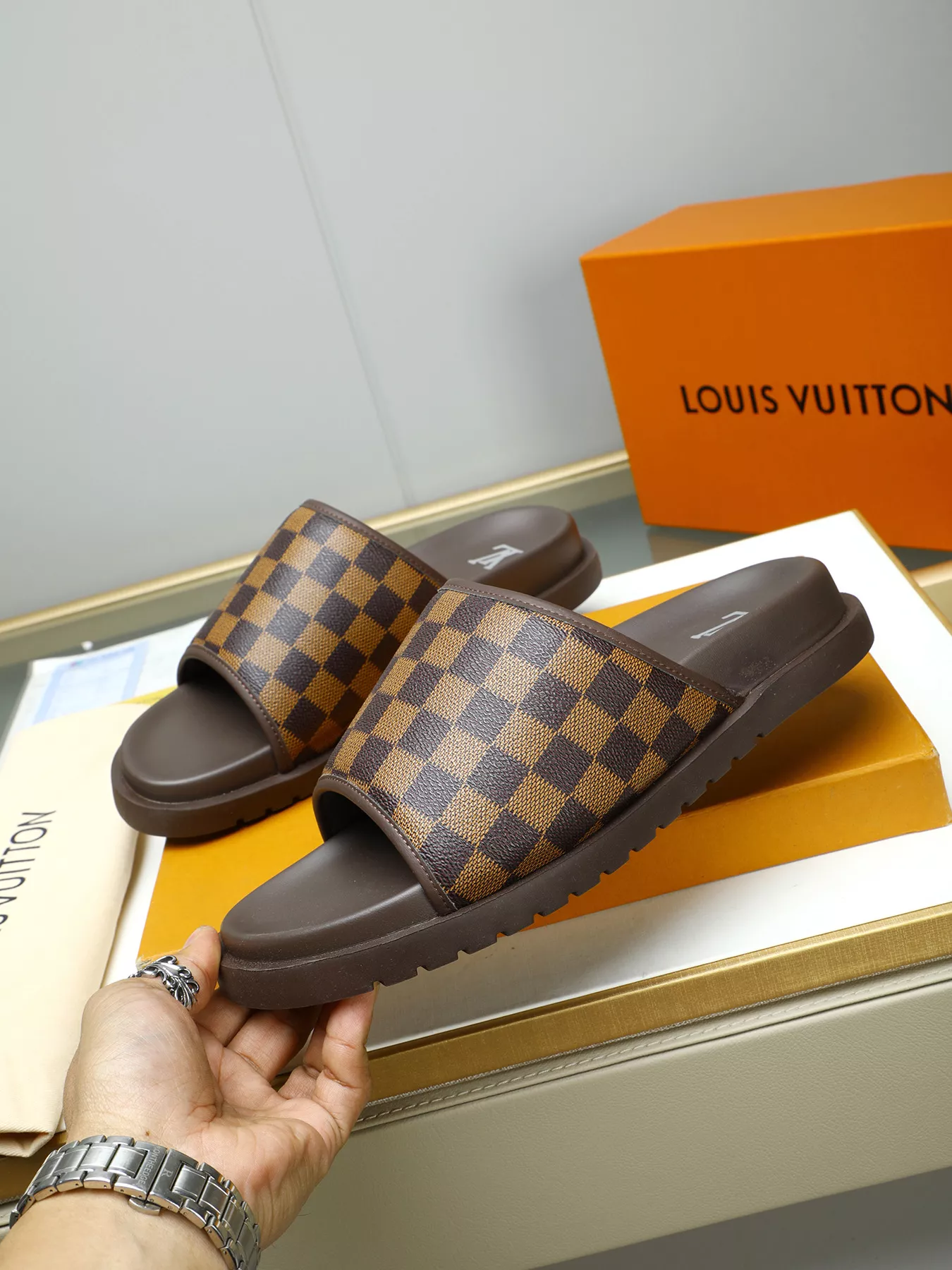 Louis Vuitton Slippers For Men Functional 532