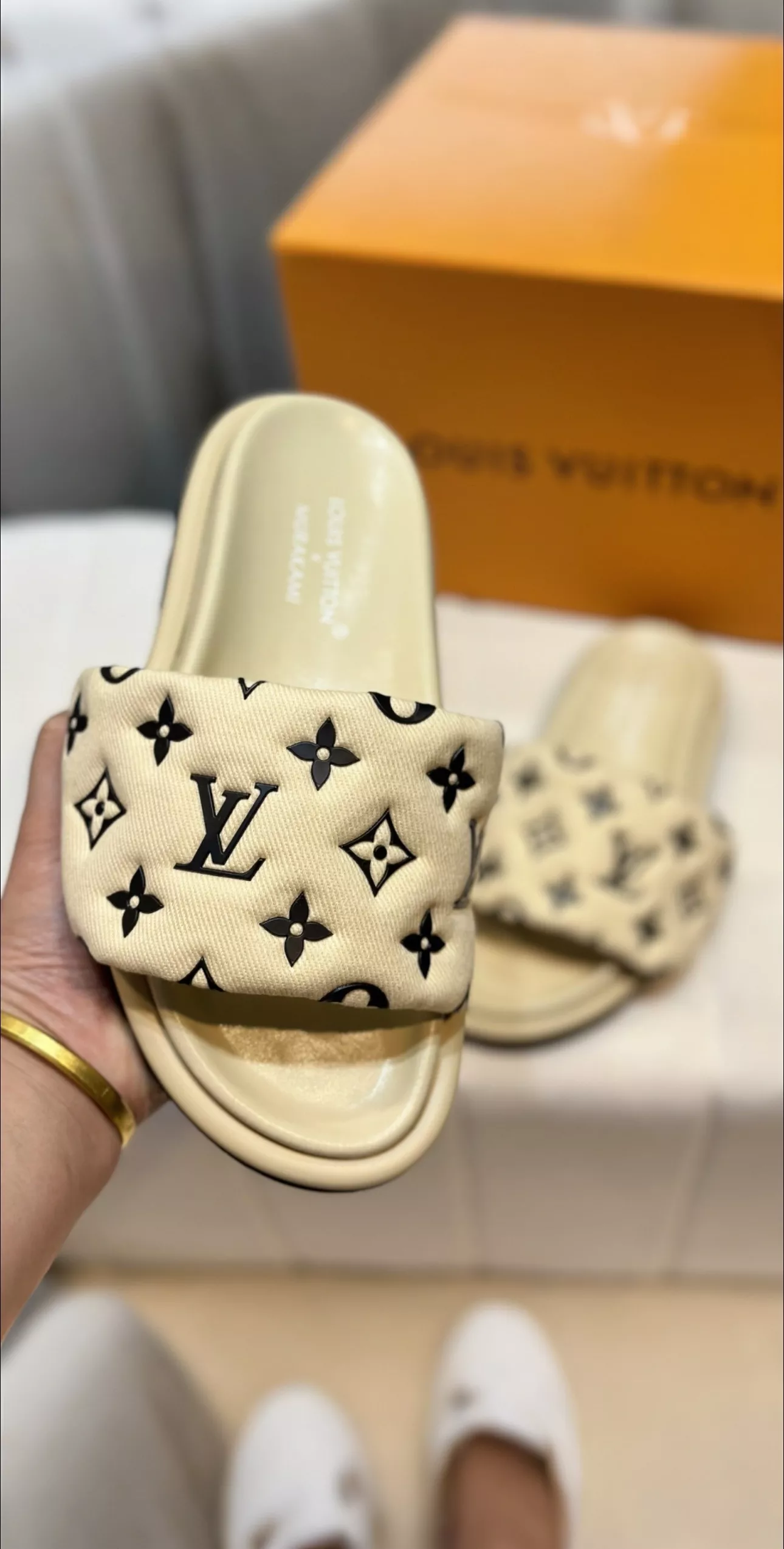 Louis Vuitton Slippers For Men Popular 9625