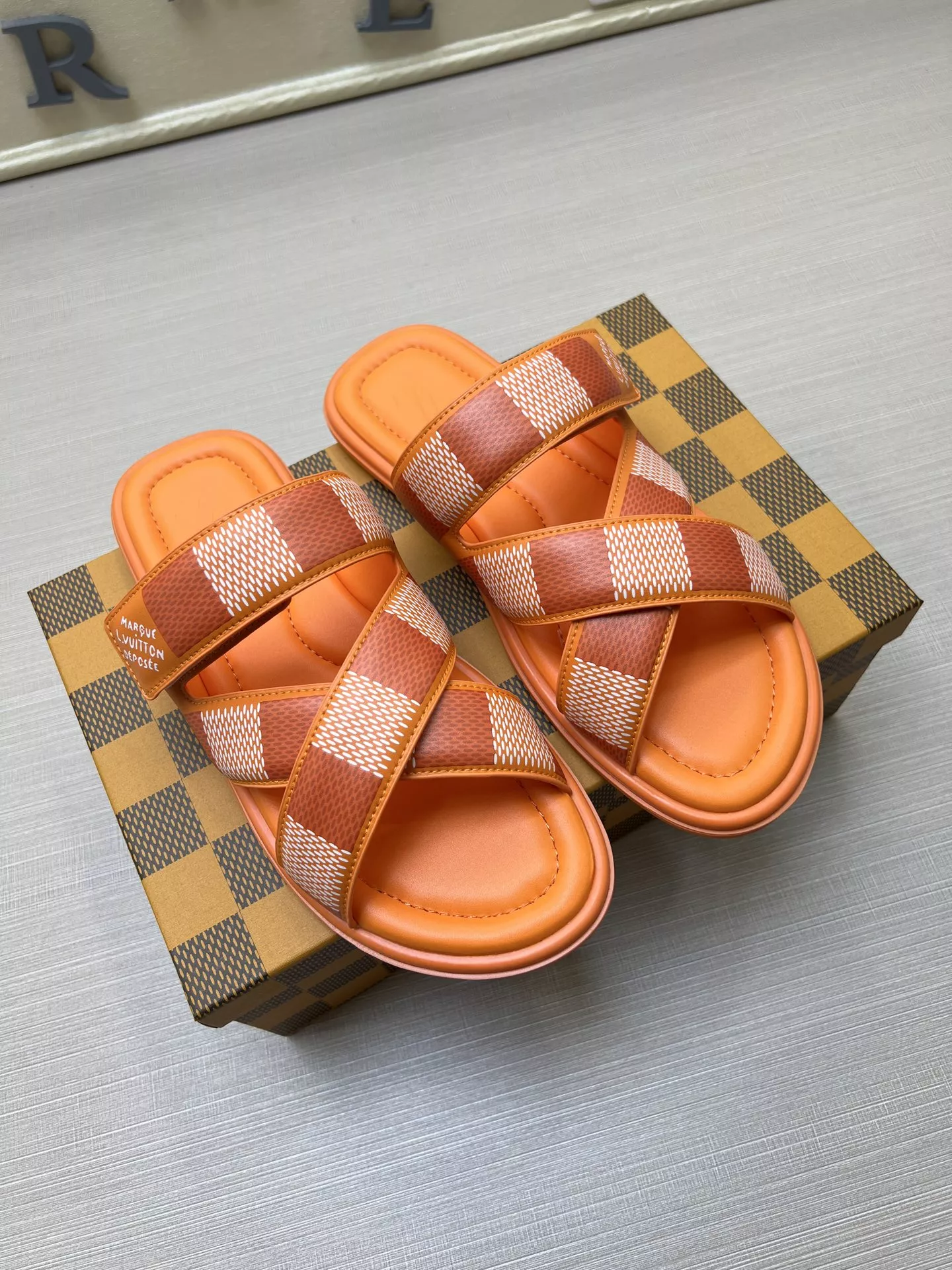 Louis Vuitton Slippers For Men Refined 9252