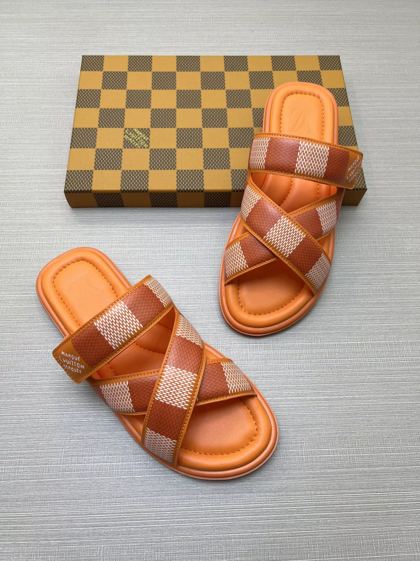Louis Vuitton Slippers For Men Refined 9252