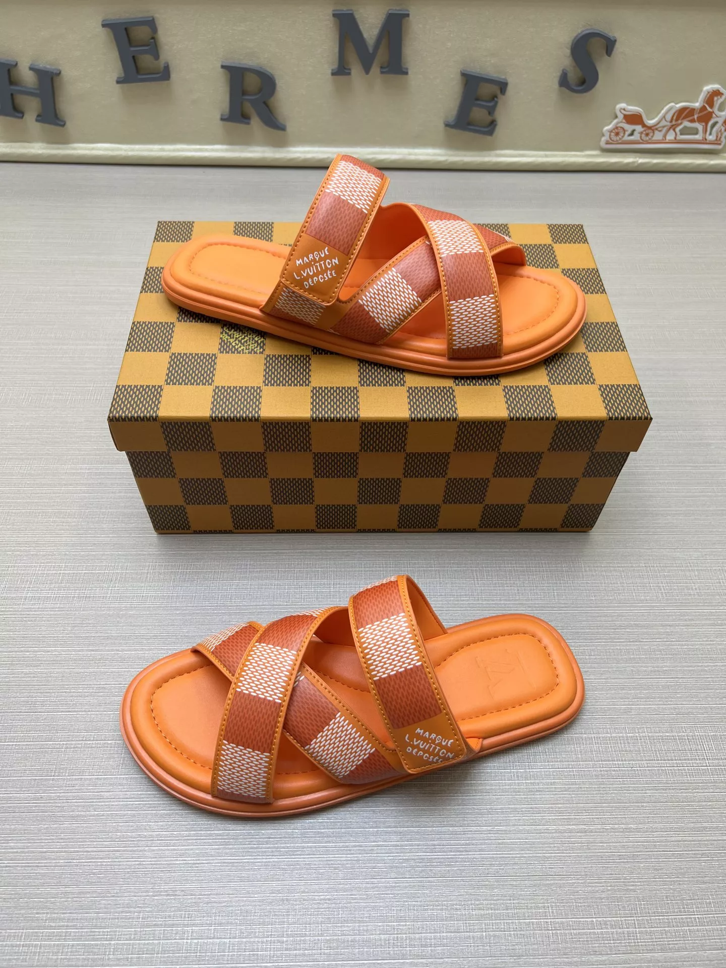 Louis Vuitton Slippers For Men Refined 9252