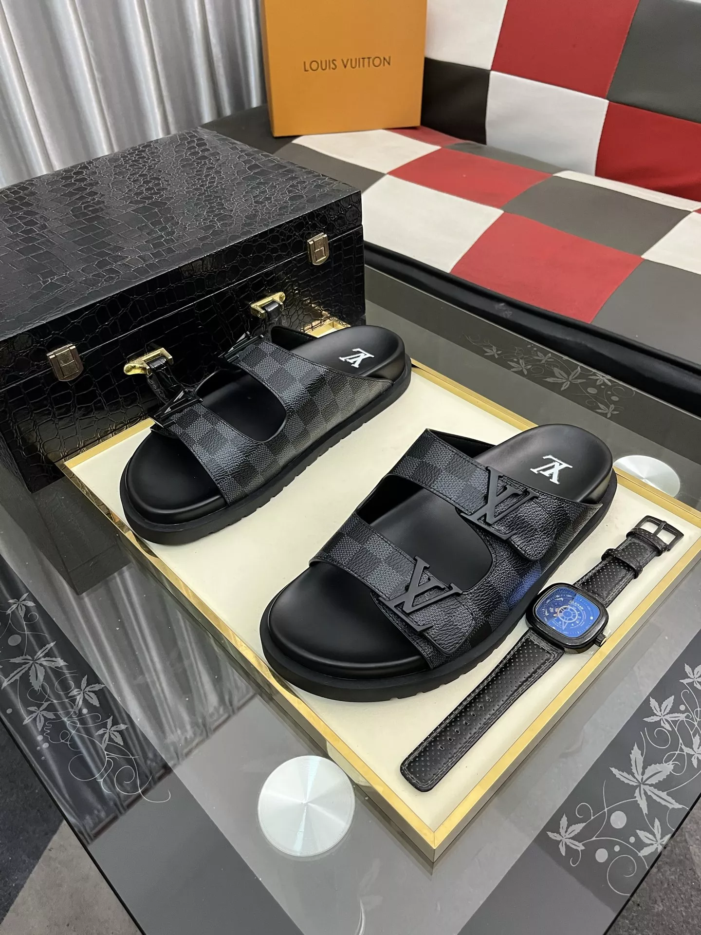 Louis Vuitton Slippers For Men Stylish 2972