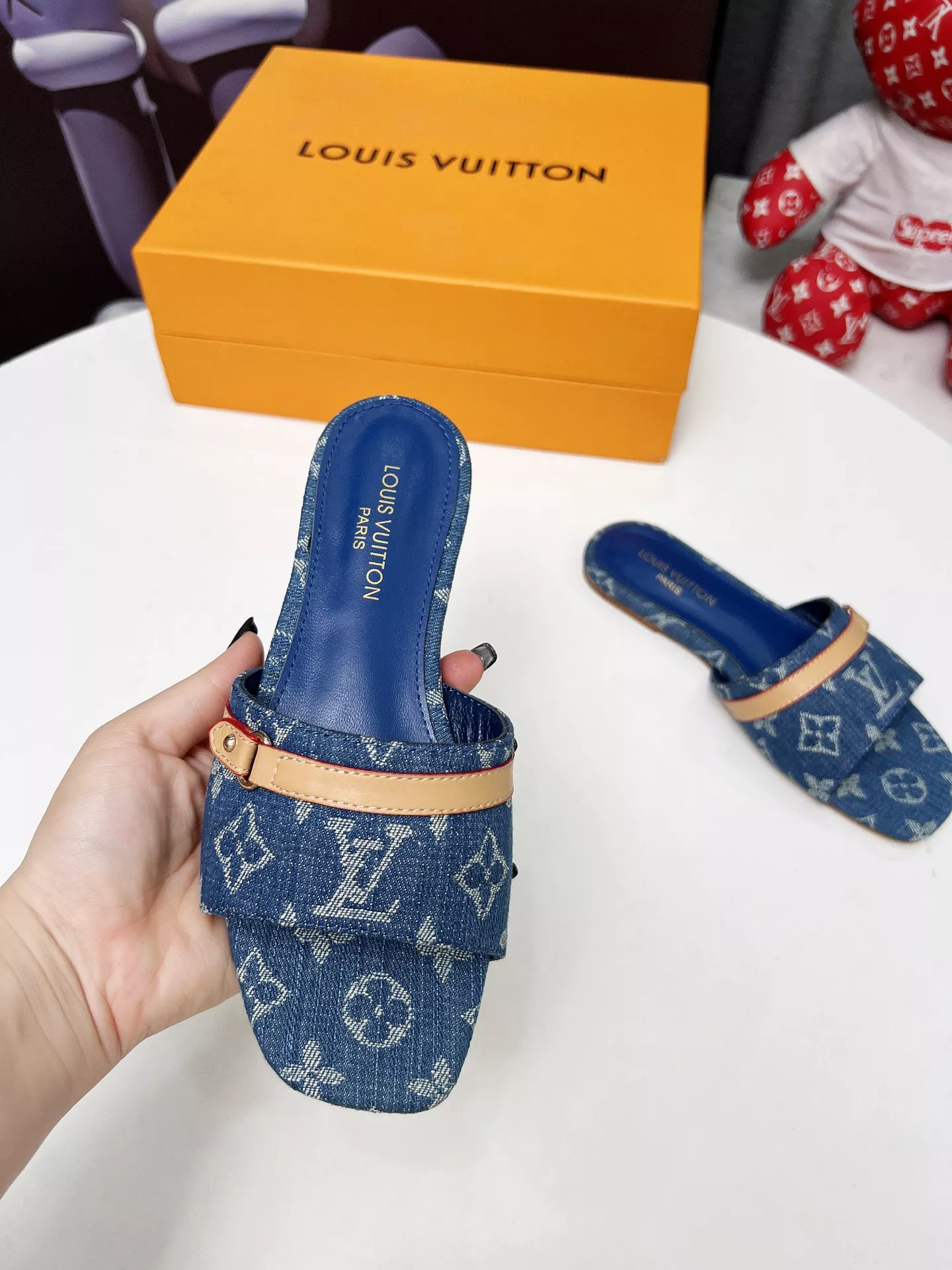 Louis Vuitton Slippers For Women Breathable 917