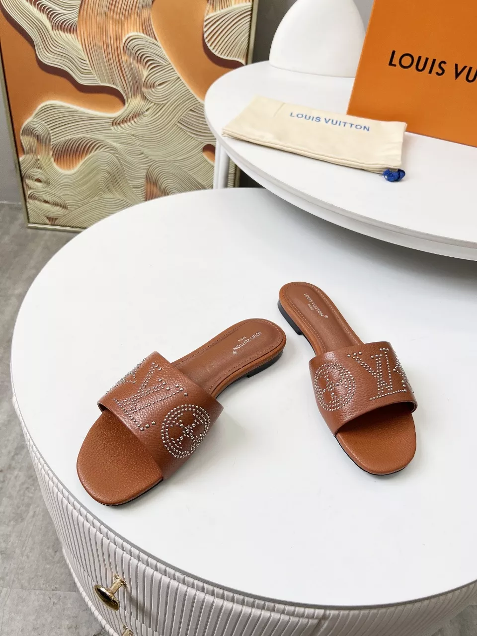 Louis Vuitton Slippers For Women Elegant 6127