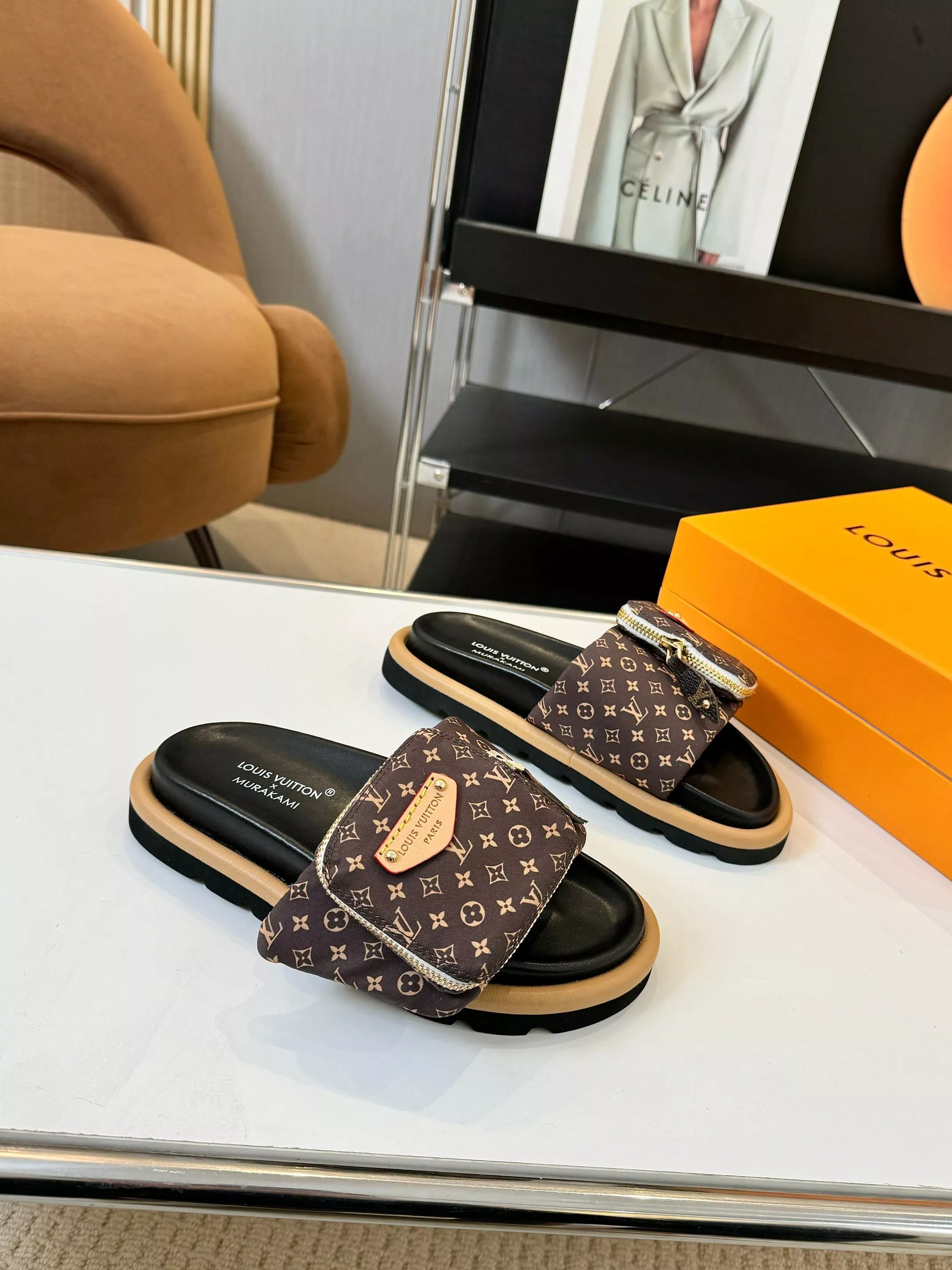 Louis Vuitton Slippers For Women Fashionable 2531