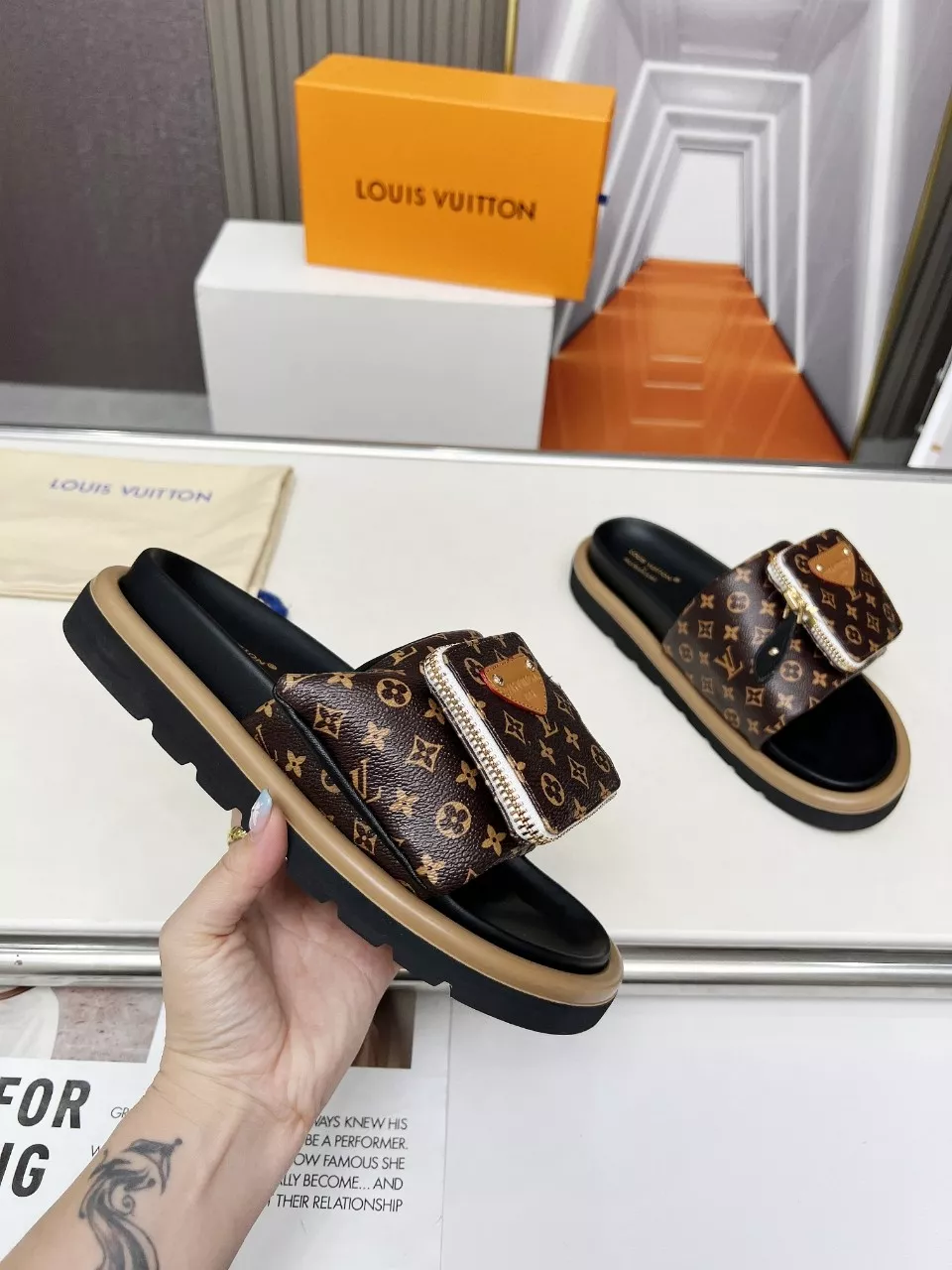 Louis Vuitton Slippers For Women Popular 6260