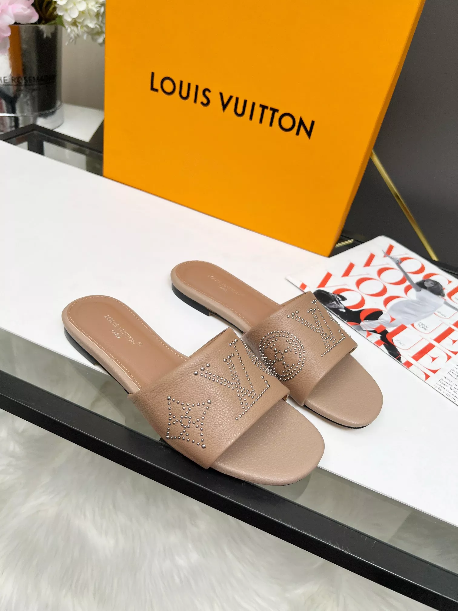Louis Vuitton Slippers For Women Timeless 1808