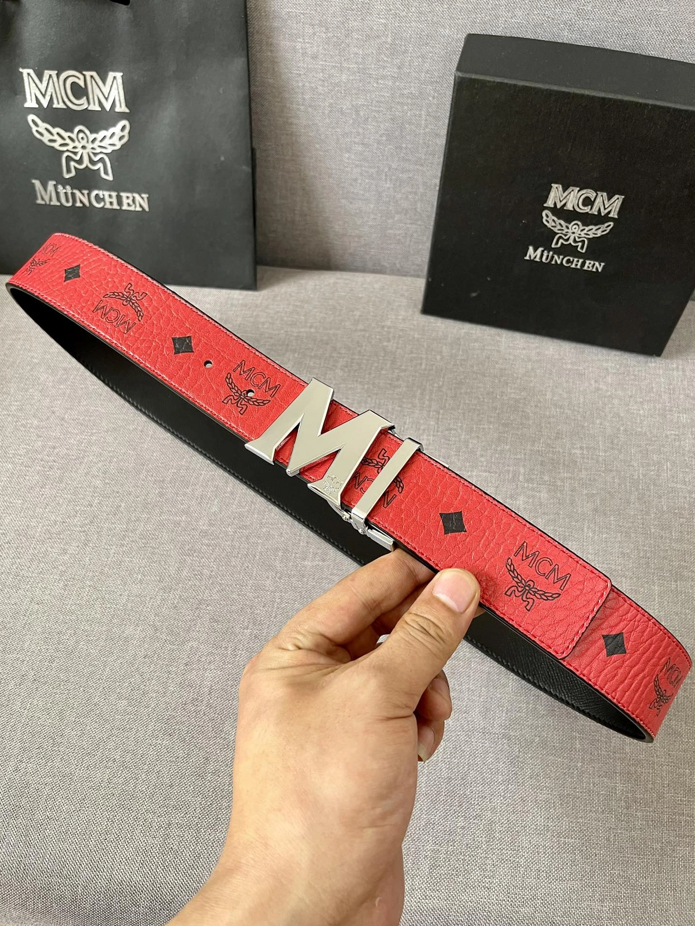 MCM AAA Quality Belts For Men Popular 5501