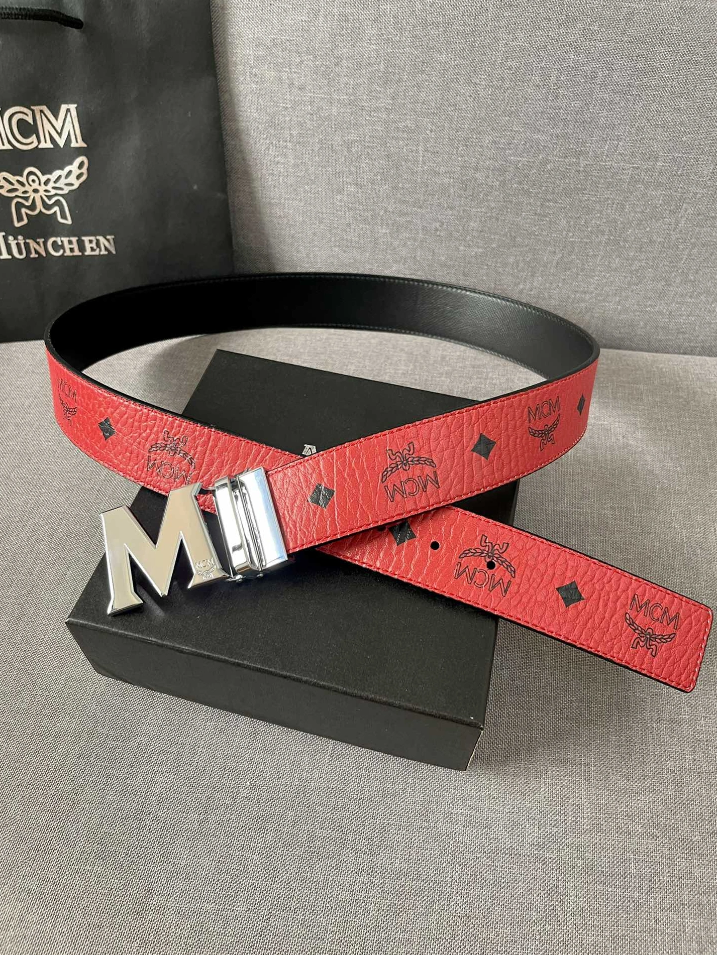 MCM AAA Quality Belts For Men Popular 5501