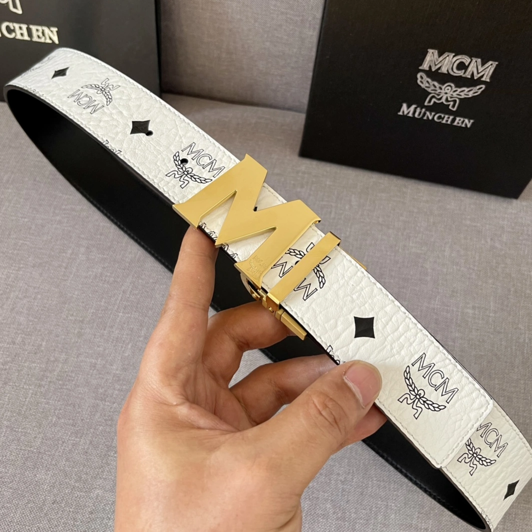 MCM AAA Quality Belts For Men Sleek 2222