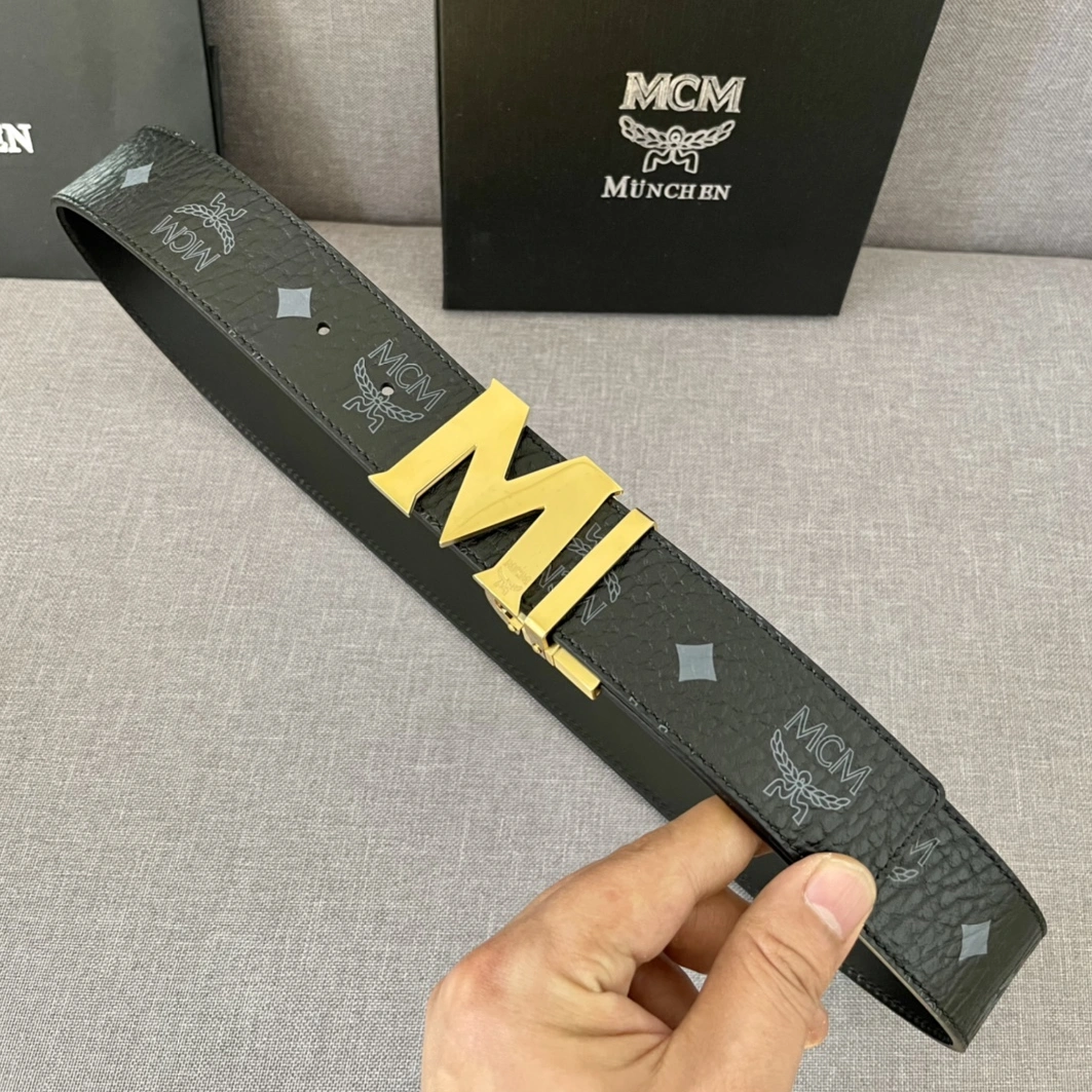 MCM AAA Quality Belts For Men Soft 3735