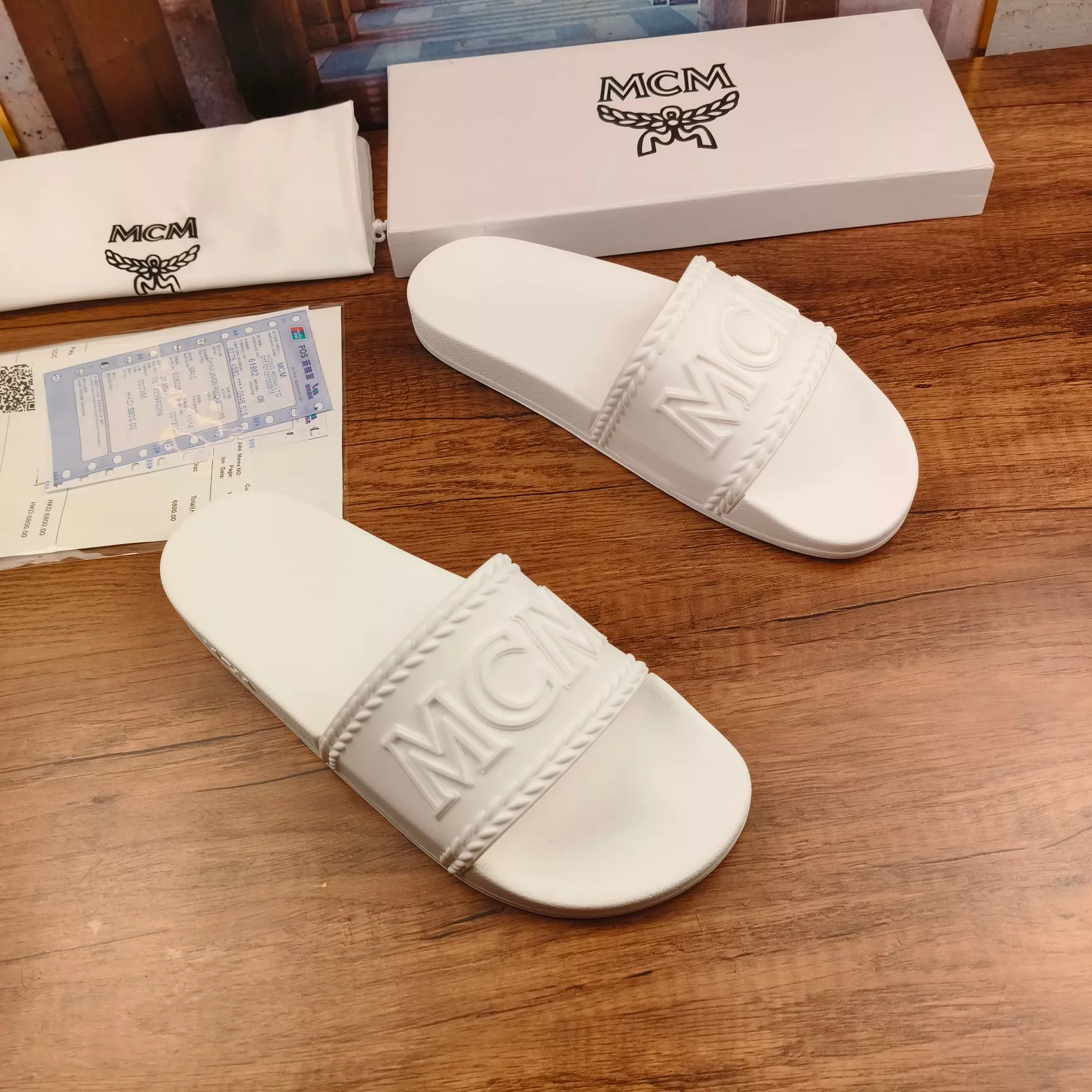 MCM Slippers For Women Unique 9560