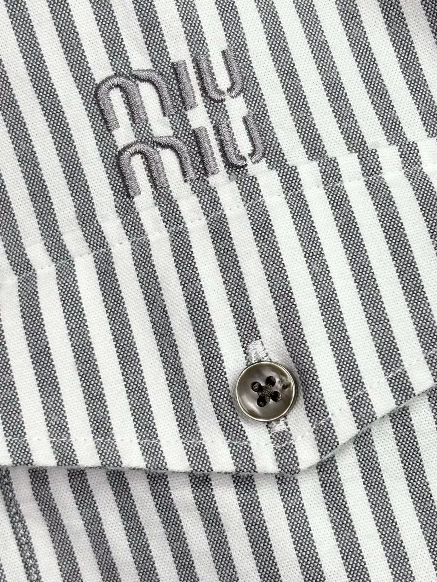 MIU MIU  Shirts Long Sleeved For Men Bold 9840