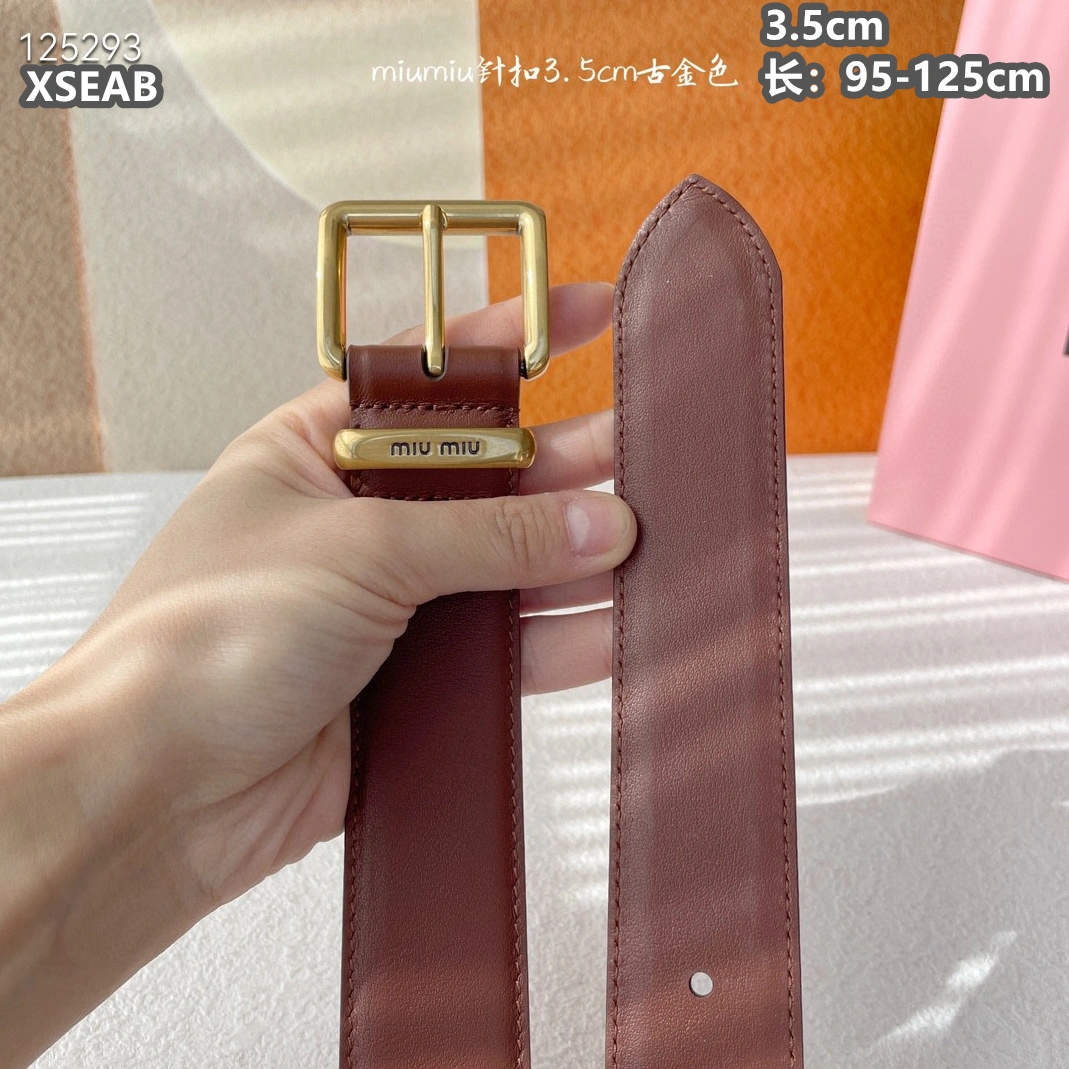 MIU MIU AAA Quality Belts For Unisex SmartChoice 6613