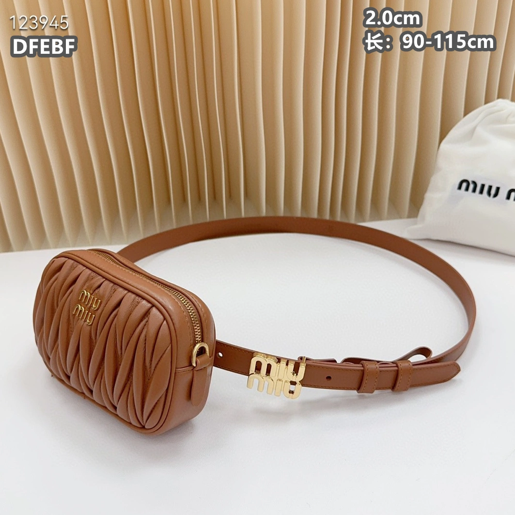 MIU MIU AAA Quality Belts For Women Bright 6674